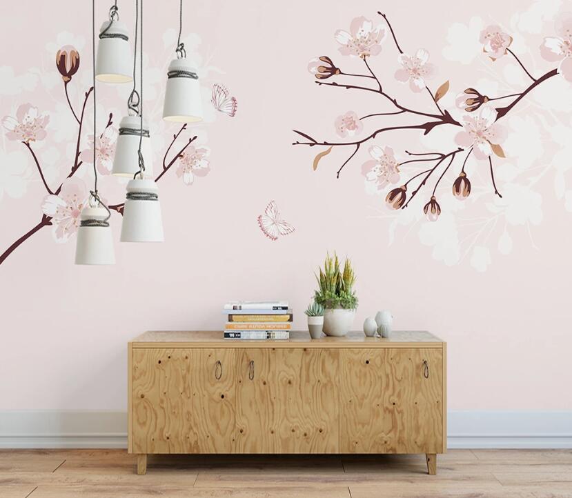 3D Literary And Romantic Flowers 1130 Wall Murals