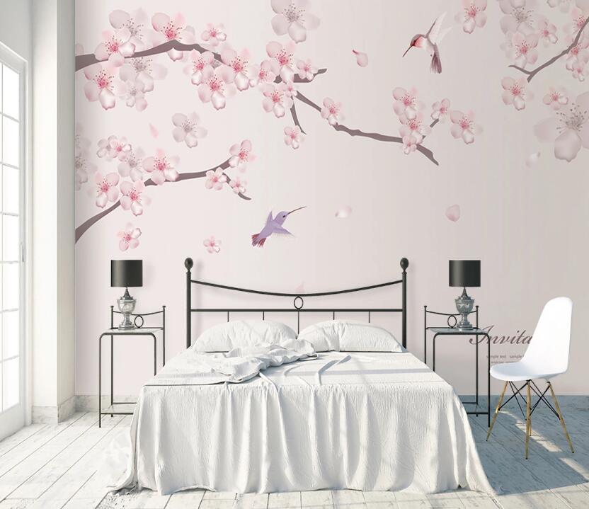 3D Spring Peach Blossom 1126 Wall Murals