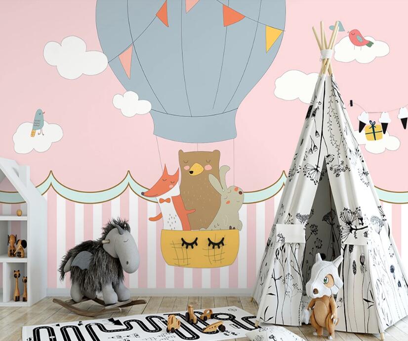 3D Dear Flamingos 1097 Wall Murals