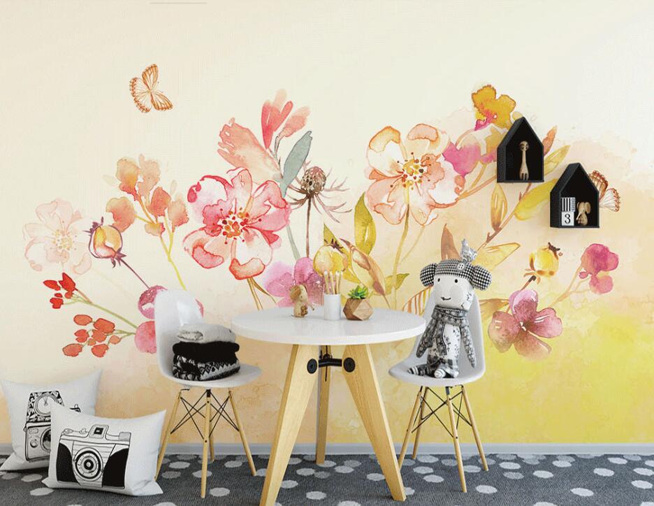 3D Gorgeous Flowers 887 Wall Murals