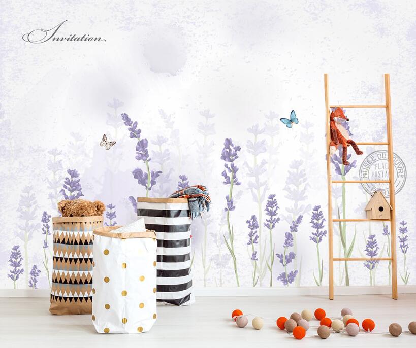 3D Dream Lavender 856 Wall Murals