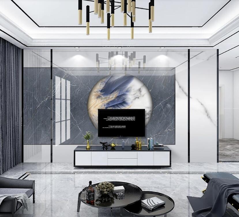 3D Round Doodle 347 Wall Murals