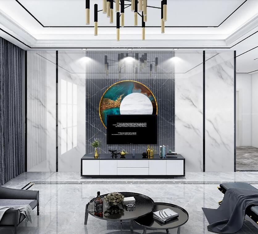 3D Landscape Round 343 Wall Murals