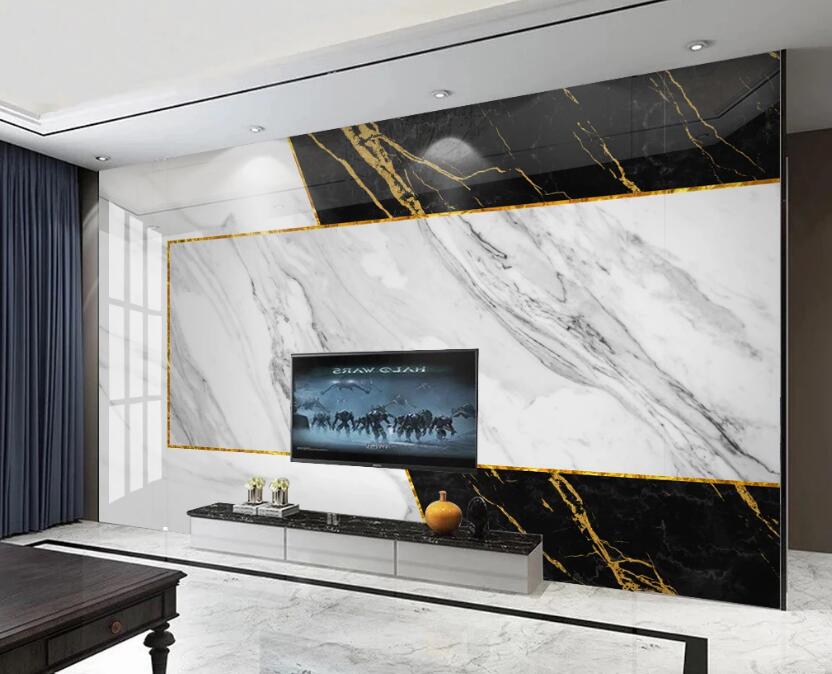 3D Three Colors Interlaced 342 Wall Murals