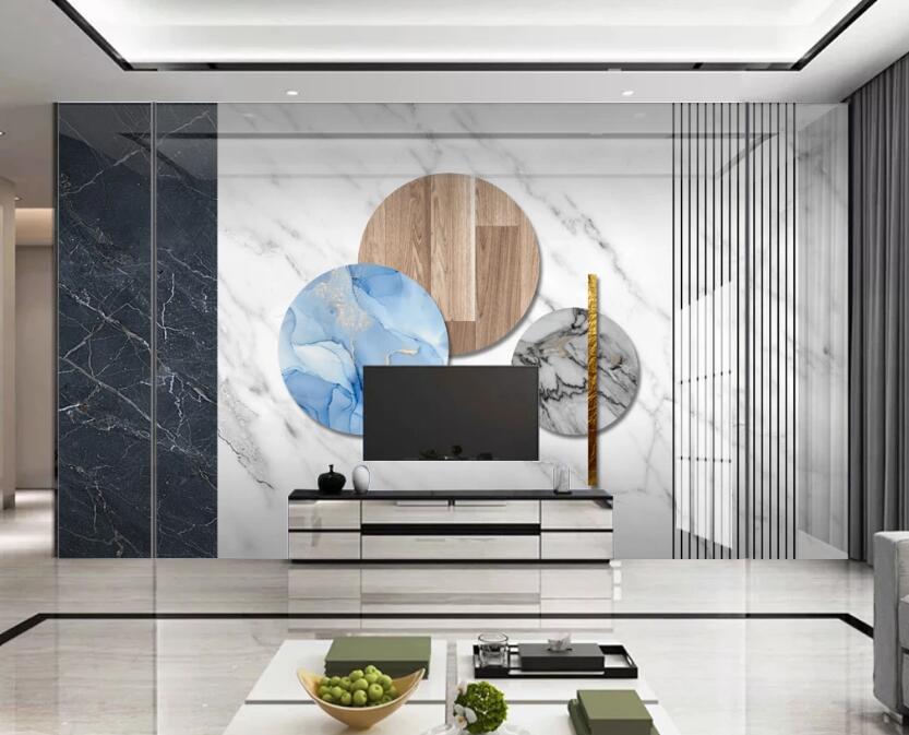 3D Circular Pattern 336 Wall Murals