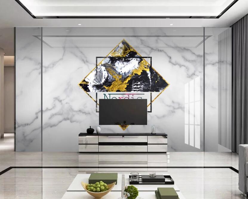 3D Rhombus Landscape 326 Wall Murals