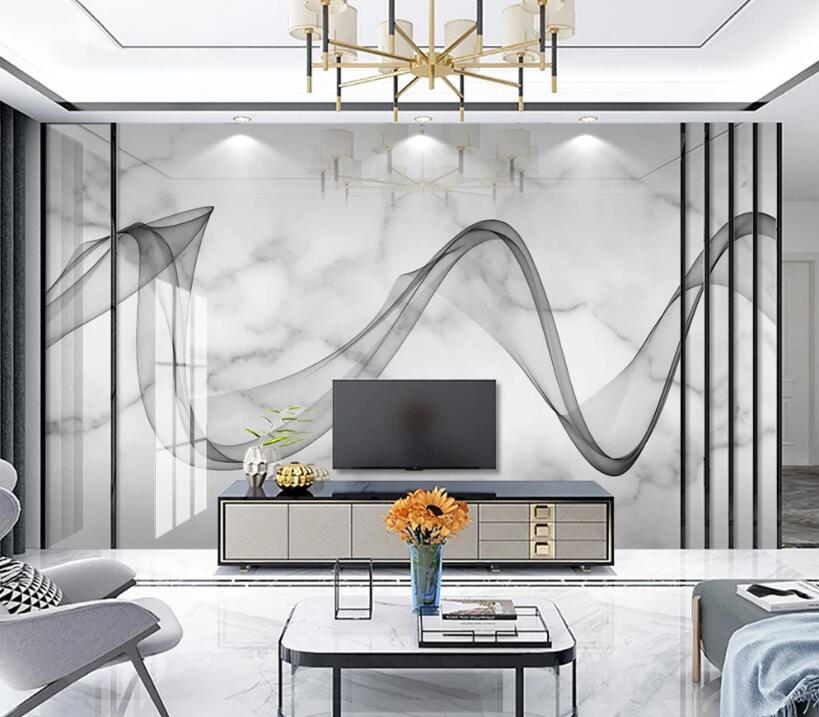 3D Ethereal Ribbon 295 Wall Murals