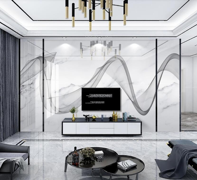 3D Elegant Ribbon 275 Wall Murals