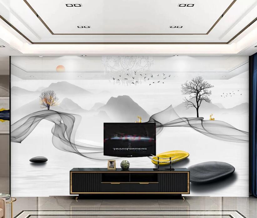 3D Dead Tree 248 Wall Murals