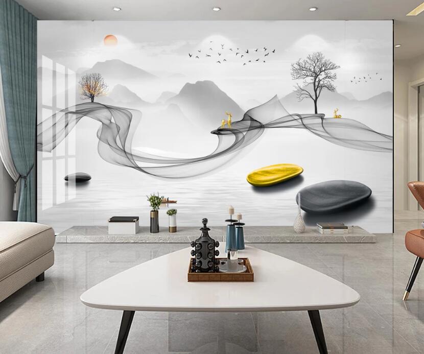 3D Dead Tree 248 Wall Murals