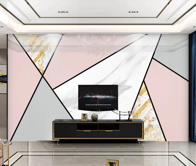 3D Four Color Puzzle 246 Wall Murals