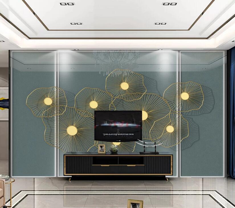 3D Nectarine Leaf Shape 214 Wall Murals