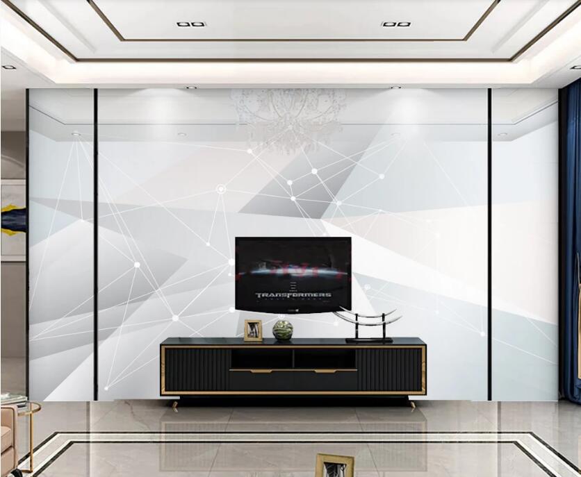 3D Star Point Connection 120 Wall Murals