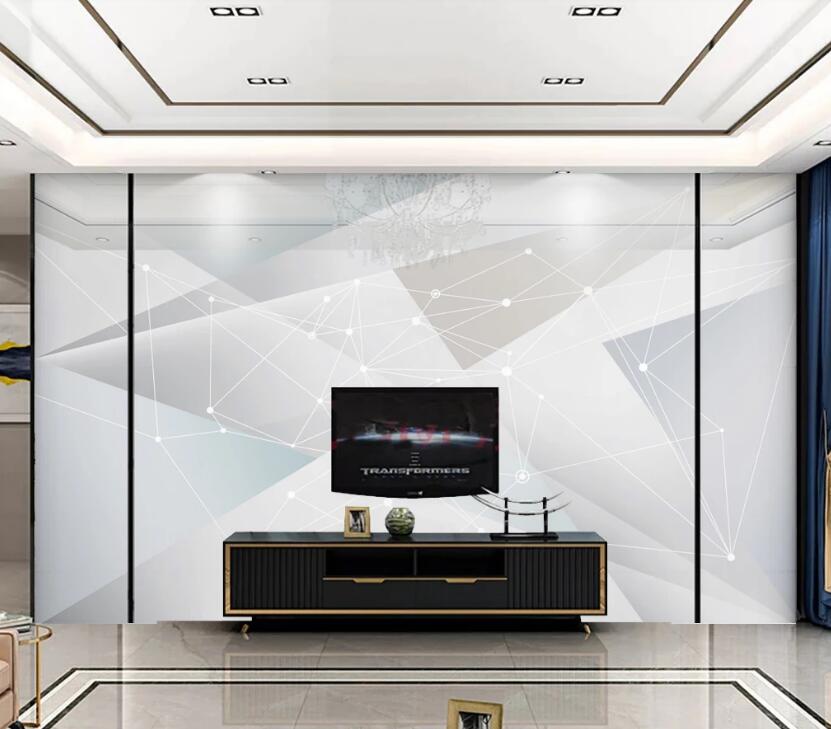 3D Star Point Connection 119 Wall Murals