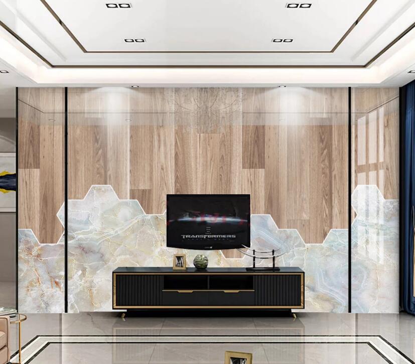 3D Log Texture 108 Wall Murals