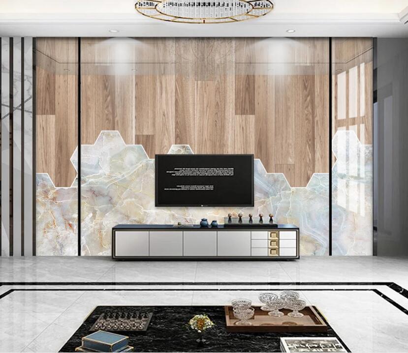 3D Log Texture 108 Wall Murals