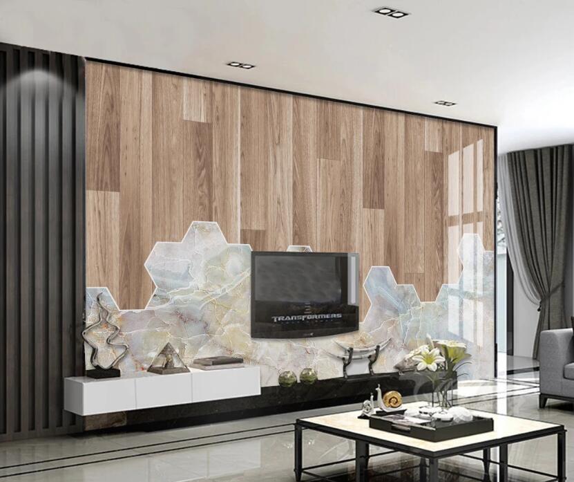 3D Log Texture 108 Wall Murals