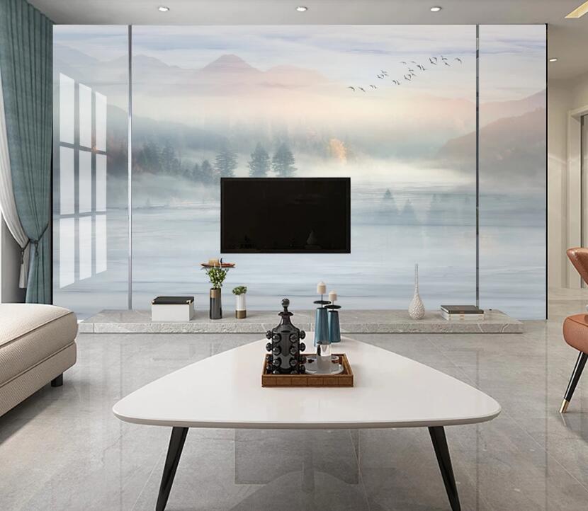 3D Hazy Wonderland 090 Wall Murals