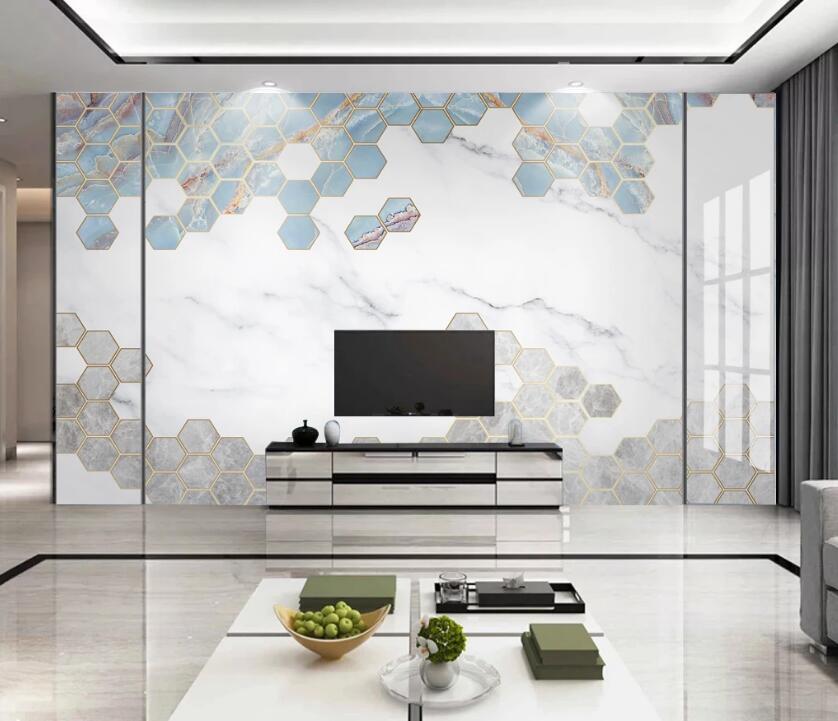3D Polygon Arrangement 086 Wall Murals