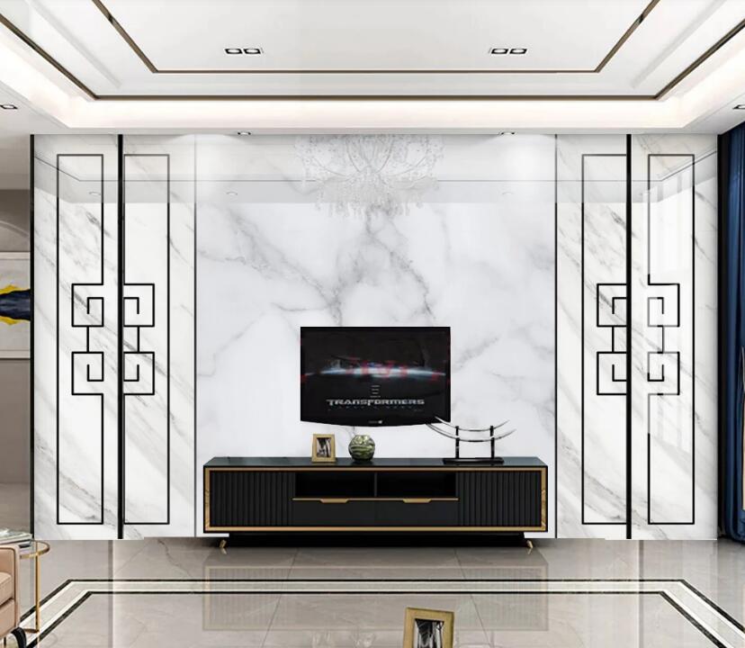 3D White Texture 073 Wall Murals