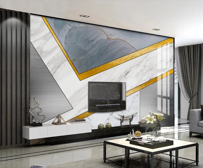 3D Three-color Marble Texture 850 Wall Murals
