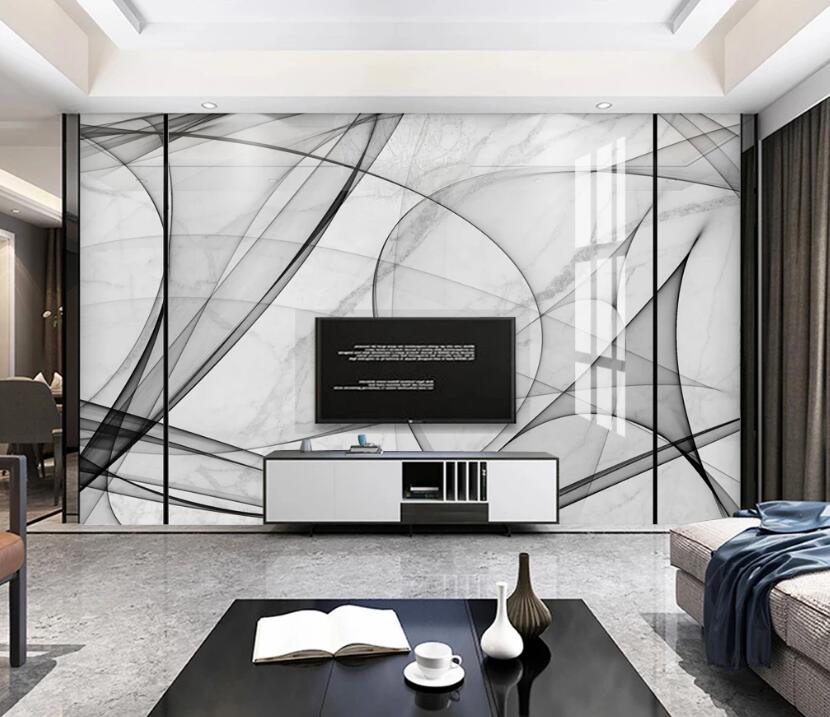 3D Frame Ink Line 797 Wall Murals