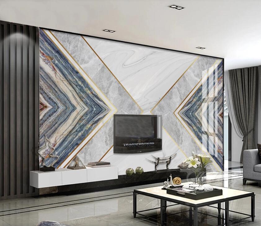 3D Triangle Texture Level 791 Wall Murals