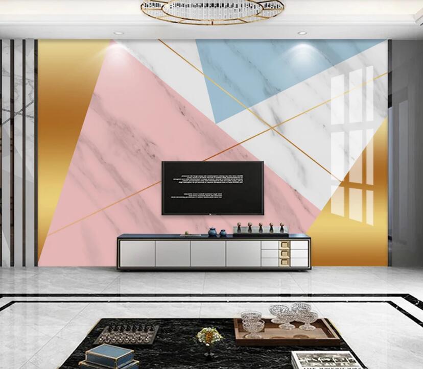 3D Pink Most 765 Wall Murals