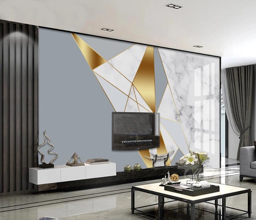 3D Triangular Stitching 756 Wall Murals