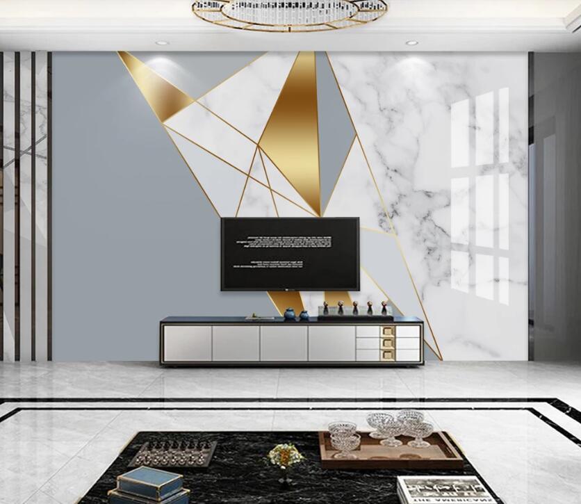 3D Triangular Stitching 756 Wall Murals