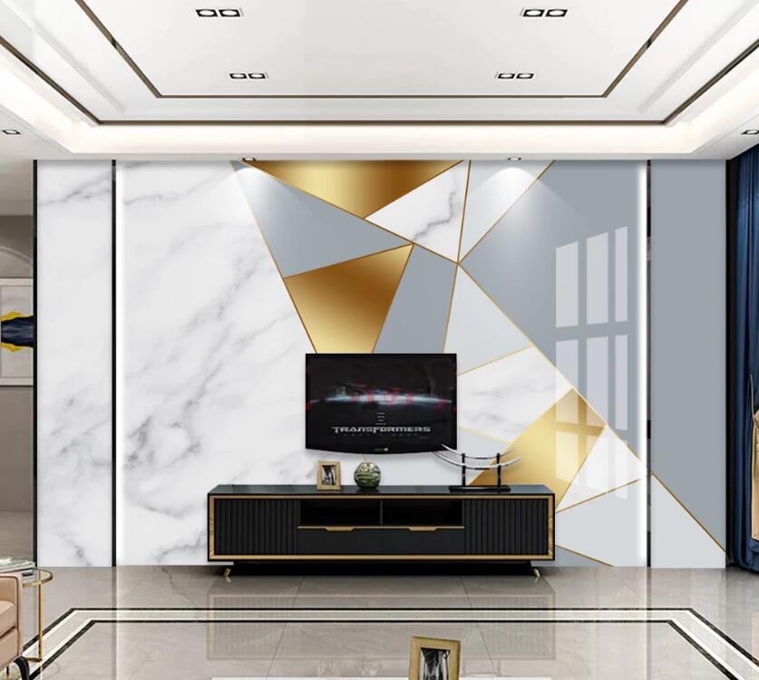 3D Irregular Color Stitching 755 Wall Murals