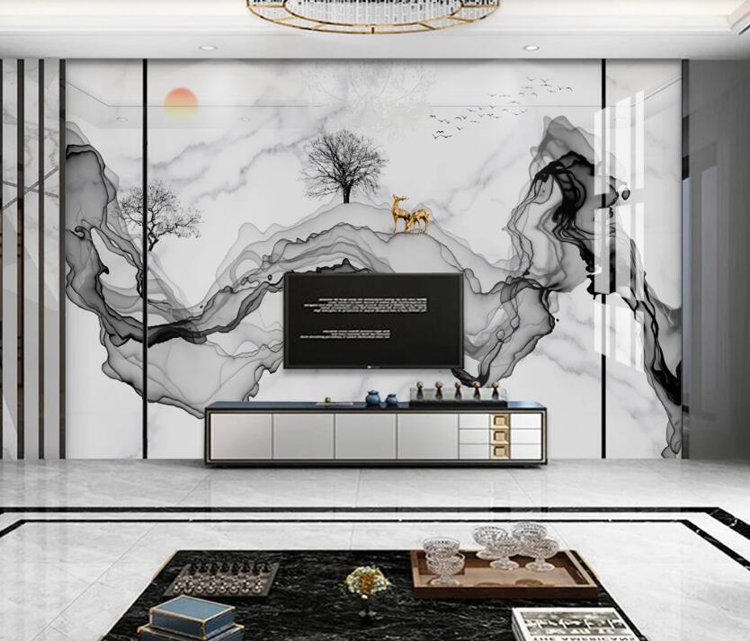3D Rich Ink Ribbon 749 Wall Murals