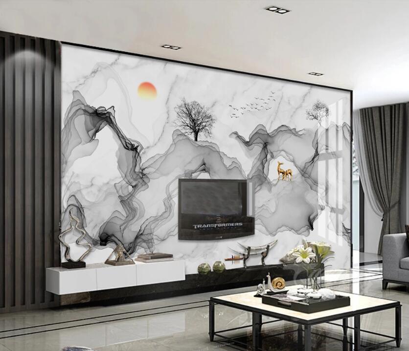 3D Withered Tree 748 Wall Murals