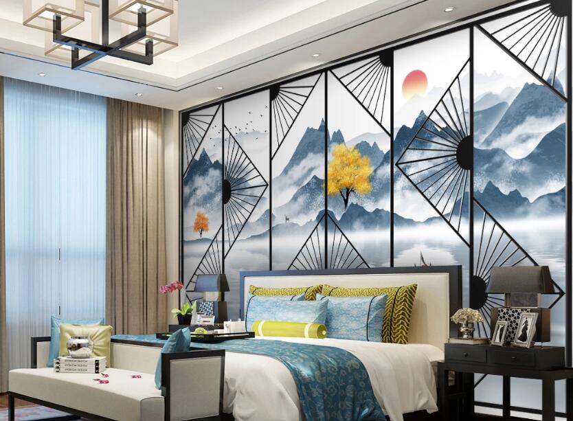 3D Classical Landscape 733 Wall Murals