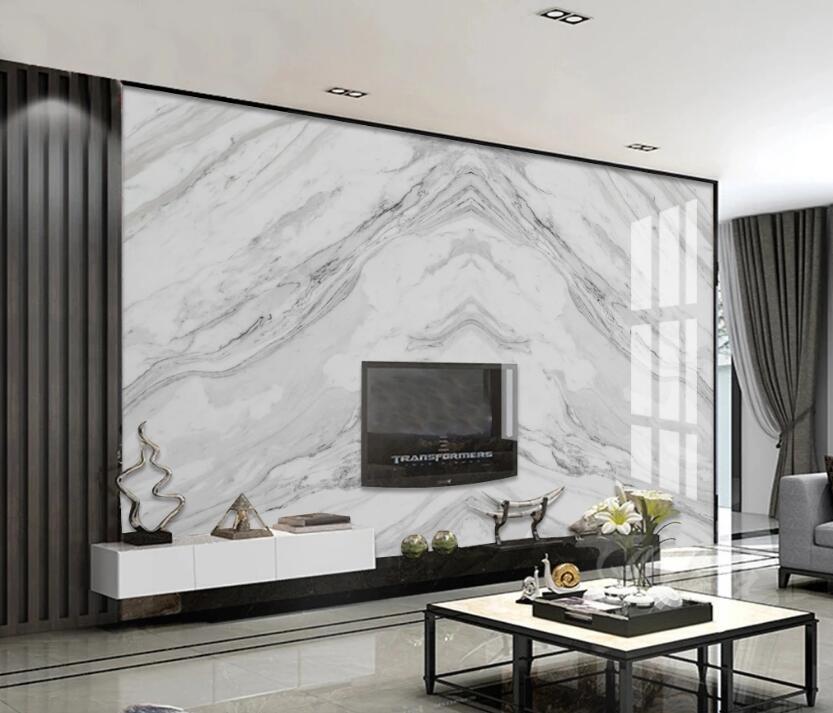 3D Triangle Ripple White 717 Wall Murals