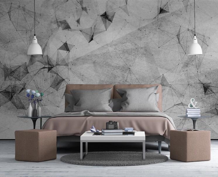 3D Gray Pattern Texture 434 Wall Murals