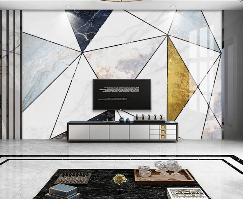 3D Triangle Butt 706 Wall Murals