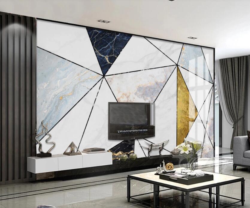 3D Triangle Butt 706 Wall Murals