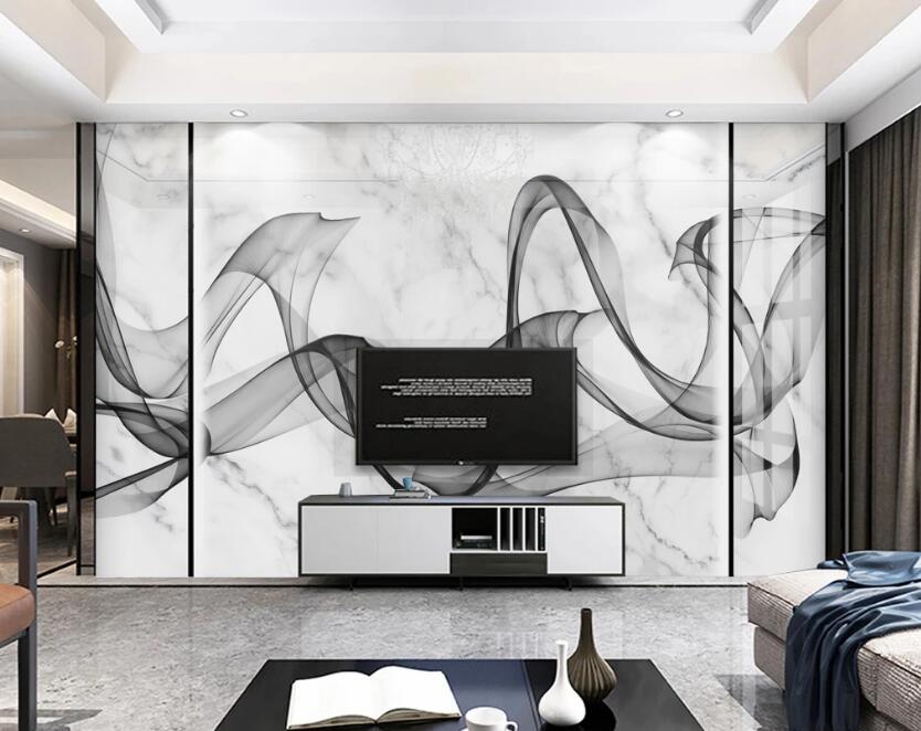 3D Melting Ink Ribbon 703 Wall Murals