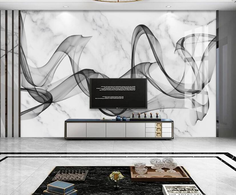 3D Melting Ink Ribbon 703 Wall Murals
