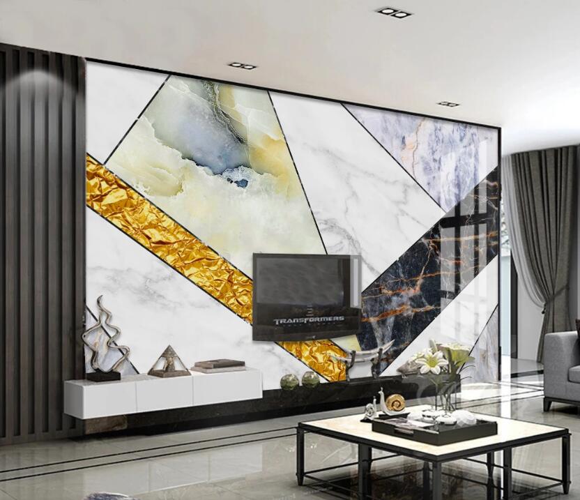 3D Multi-color Geometry 694 Wall Murals