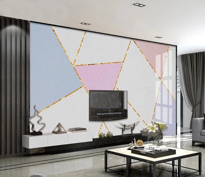 3D Bright Geometry 692 Wall Murals