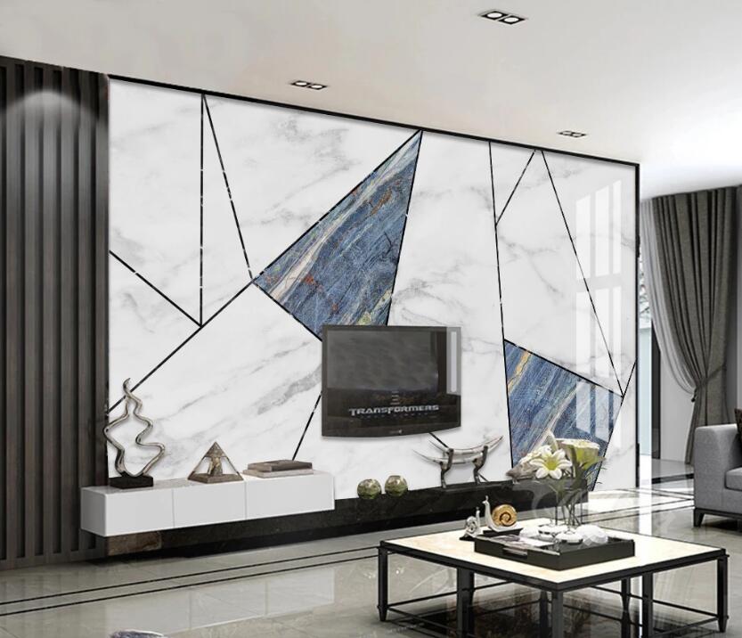 3D Texture Blue 691 Wall Murals