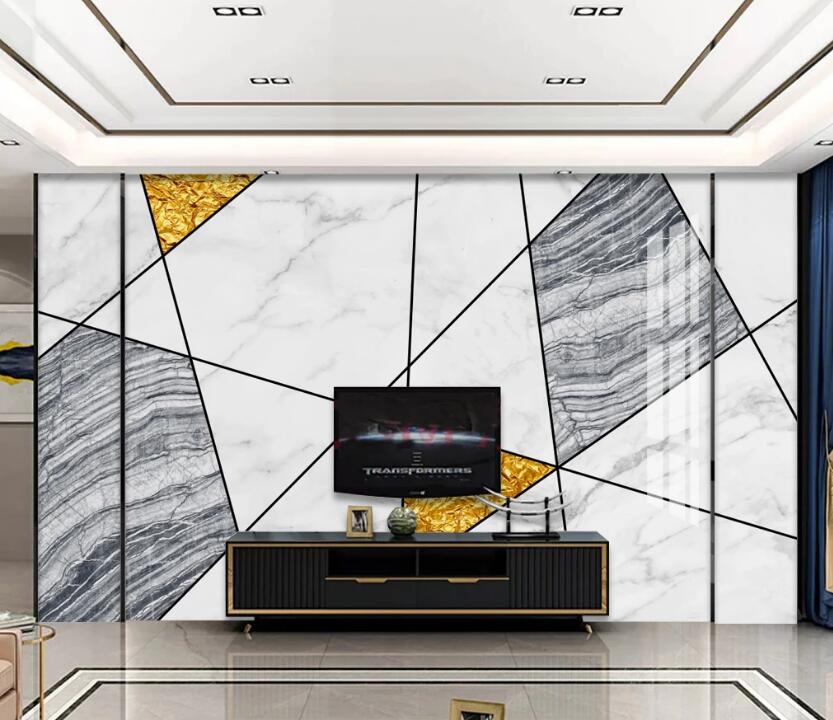 3D Three-color Puzzle 686 Wall Murals