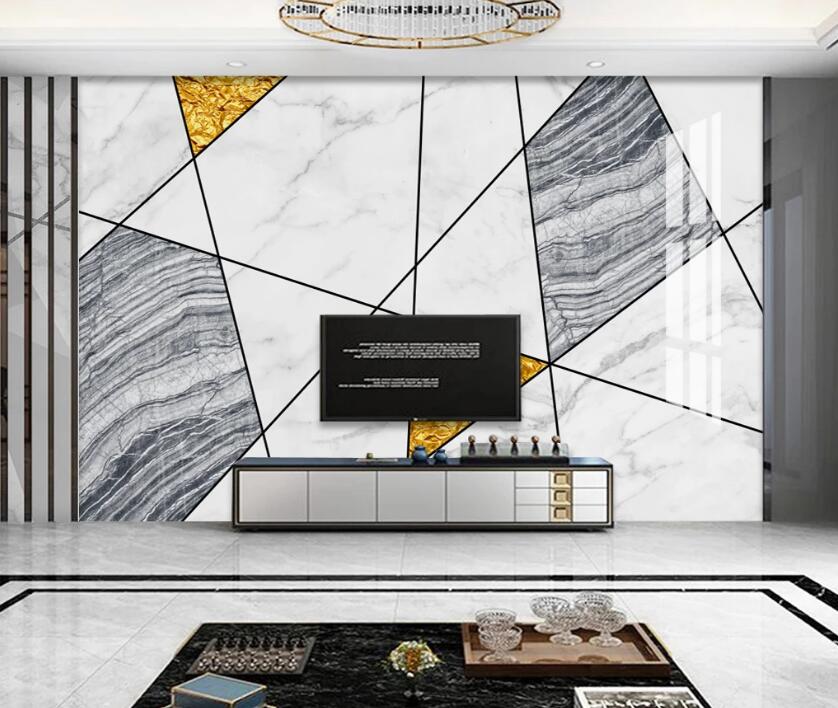 3D Three-color Puzzle 686 Wall Murals