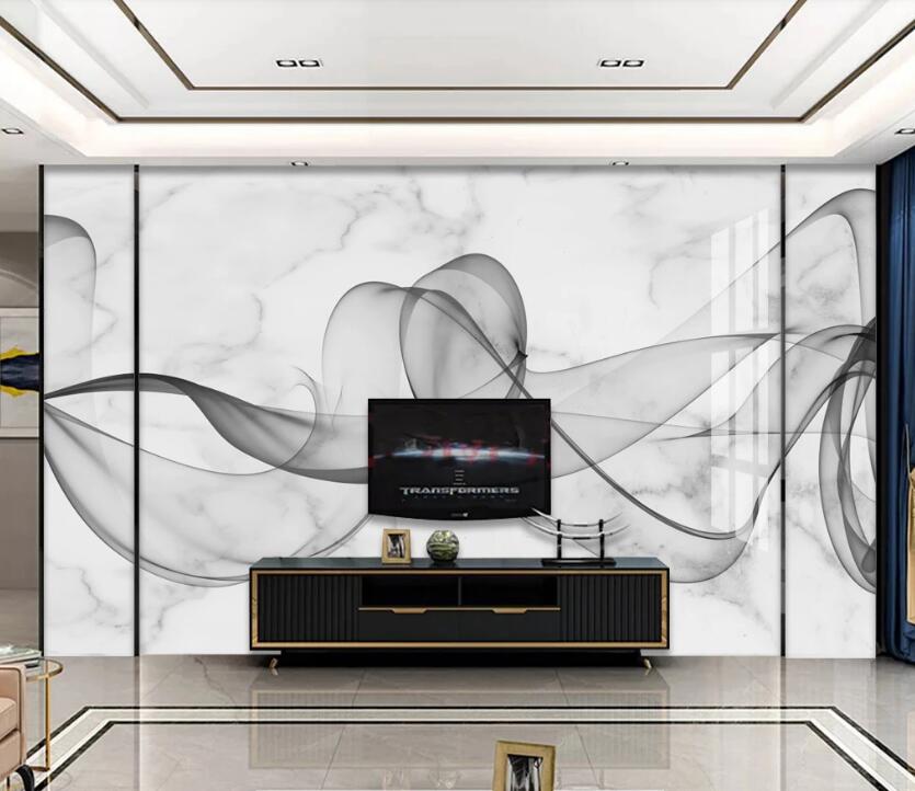 3D Ink Ribbon Flower 685 Wall Murals