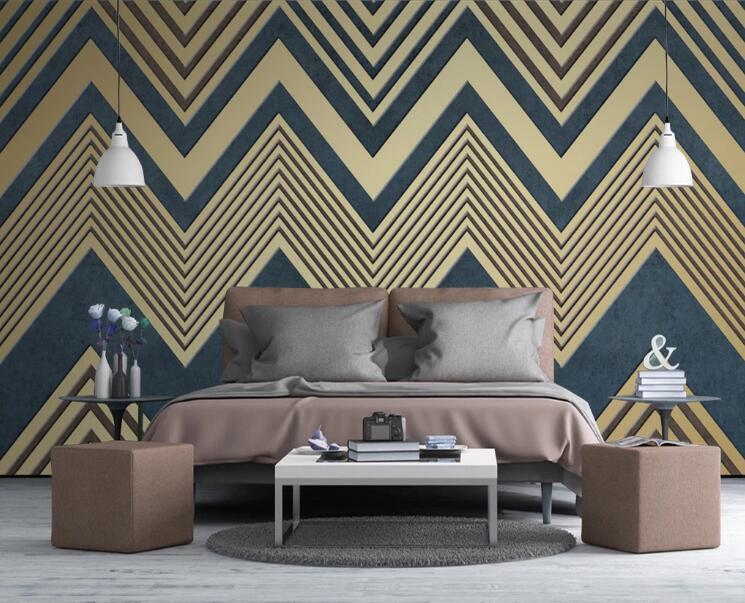 3D Triangle Arrangement 429 Wall Murals