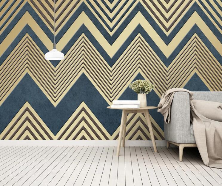 3D Triangle Arrangement 429 Wall Murals