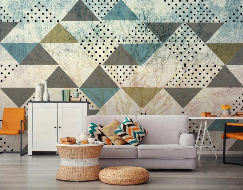 3D Triangles And Quadrilaterals 679 Wall Murals