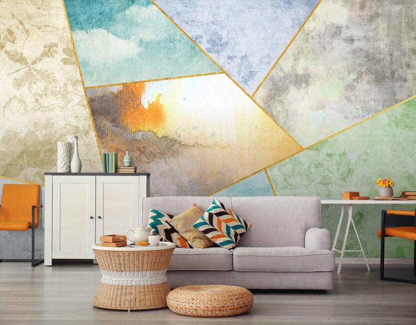 3D Elegant Stitching 678 Wall Murals